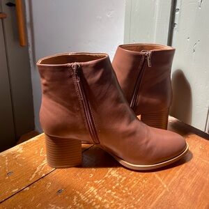 JCrew Heeled Ankle Boots, brand new, never worn, size 9